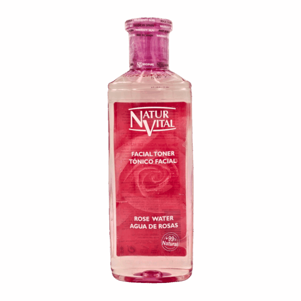 NATUR VITAL-FACE TONER-300ml-ES-W-ROSE WATER (7700S6)