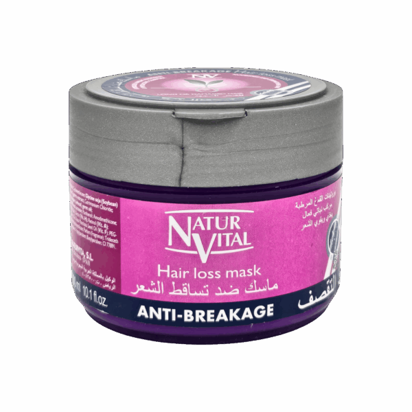 NATUR VITAL-HAIR MASK-300ml-ES-W-HAIR LOSS ANTI BREAKAGE (7345A)