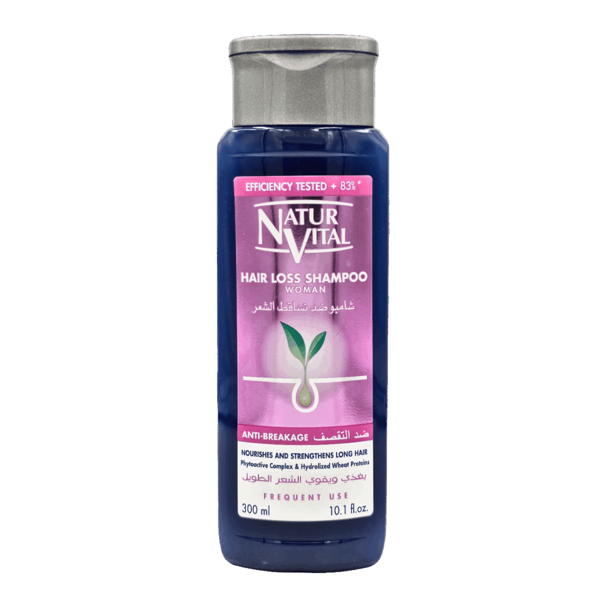 NATUR VITAL-SHAMPOO-300ml-ES-M/W-HAIR LOSS ANTI BREAKAGE (7295A12) - Image 1