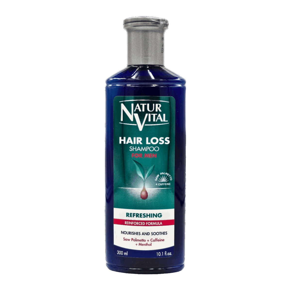 NATUR VITAL-SHAMPOO-300ml-ES-M/W-HAIR LOSS REFRESHING (7038E12) - Image 1
