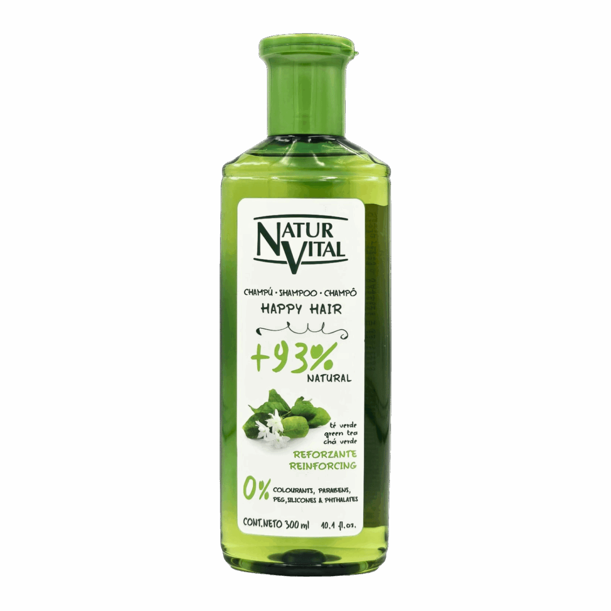 NATUR VITAL-SHAMPOO-300ml-ES-M/W-HAPPY HAIR REINFORCING (7921S) - Image 1