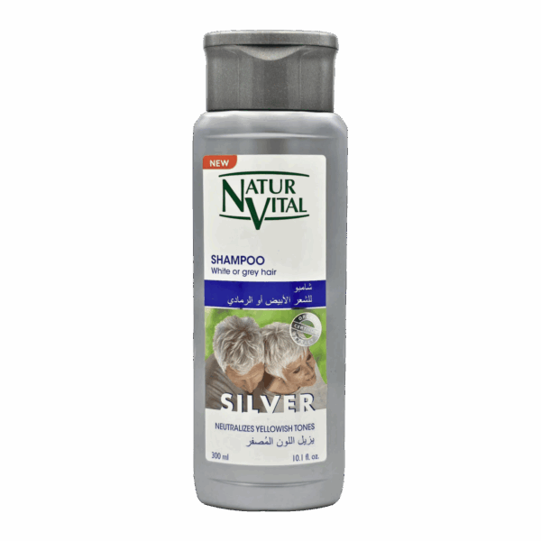 NATUR VITAL-SHAMPOO-300ml-ES-M/W-SILVER  (7879A12)