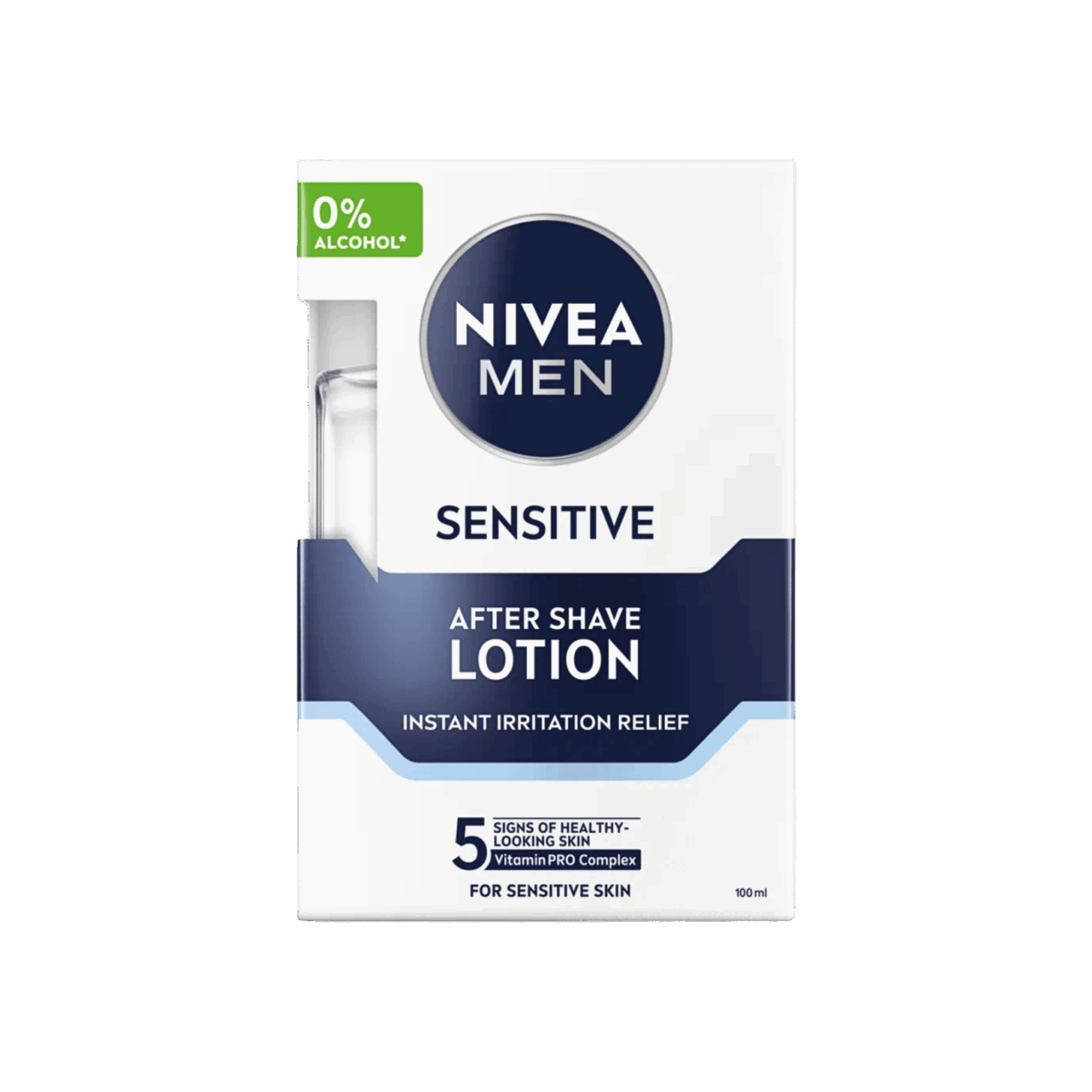 NIVEA-AFTER SHAVE-100ml-DE-M-SENSITIVE (AFTER SHAVE LOTION) - Image 2