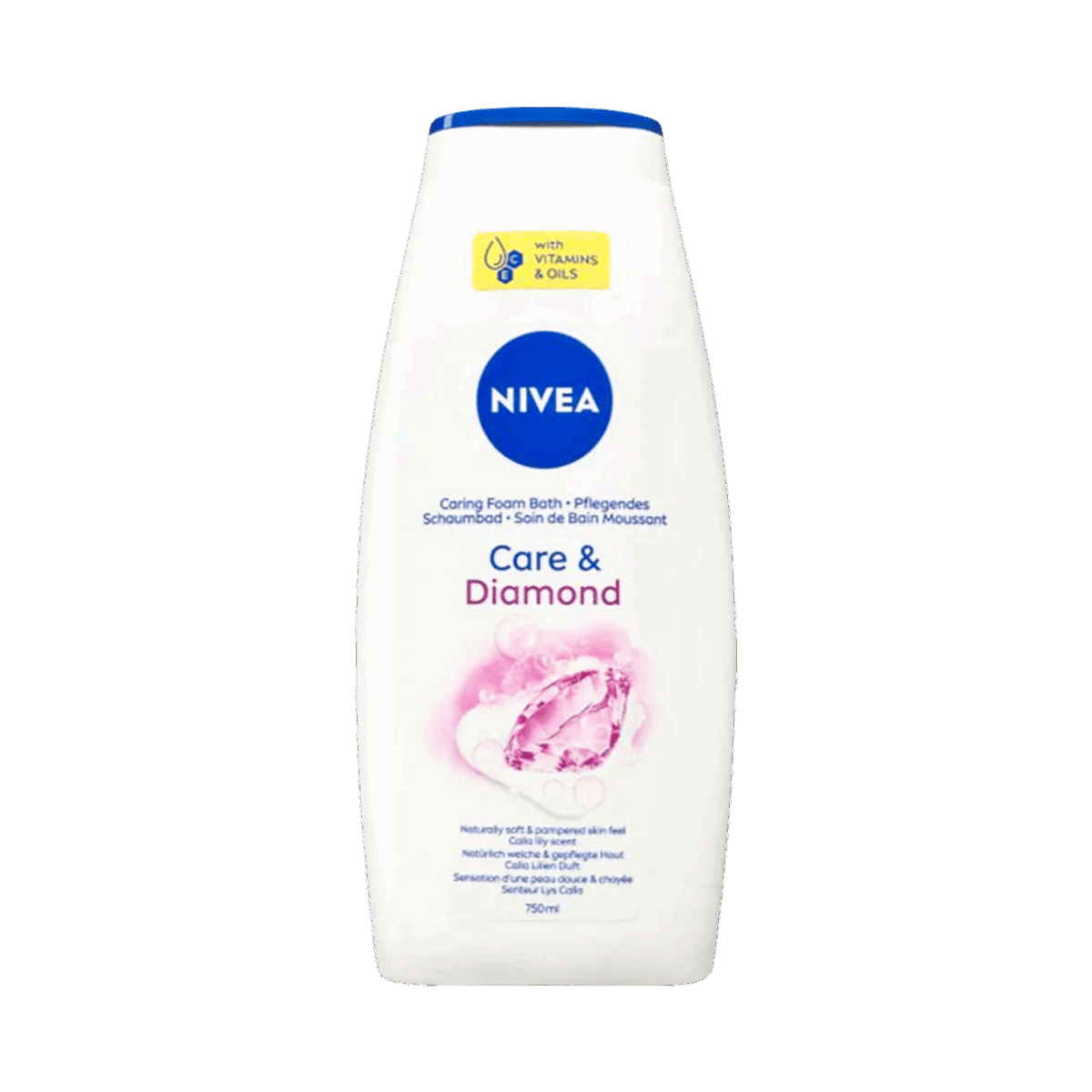 NIVEA-BODY WASH-750ml-DE-W-CARE & DIAMOND - Image 1