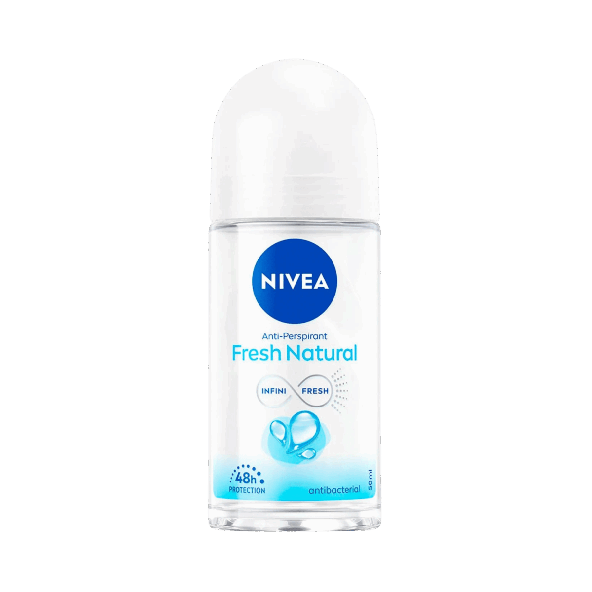 NIVEA-DEO ROLL ON-50ml-DE-W-FRESH NATURAL - Image 1