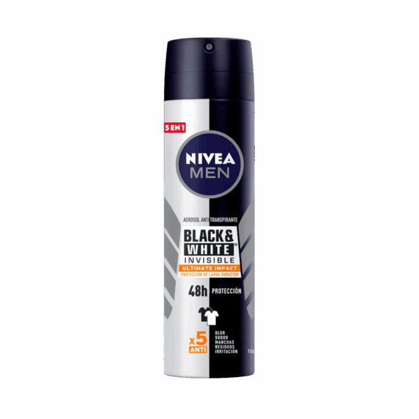 NIVEA-DEO SPRAY-150ml-DE-M-BLACK & WHITE INVISIBLE ULTIMATE IMPACT