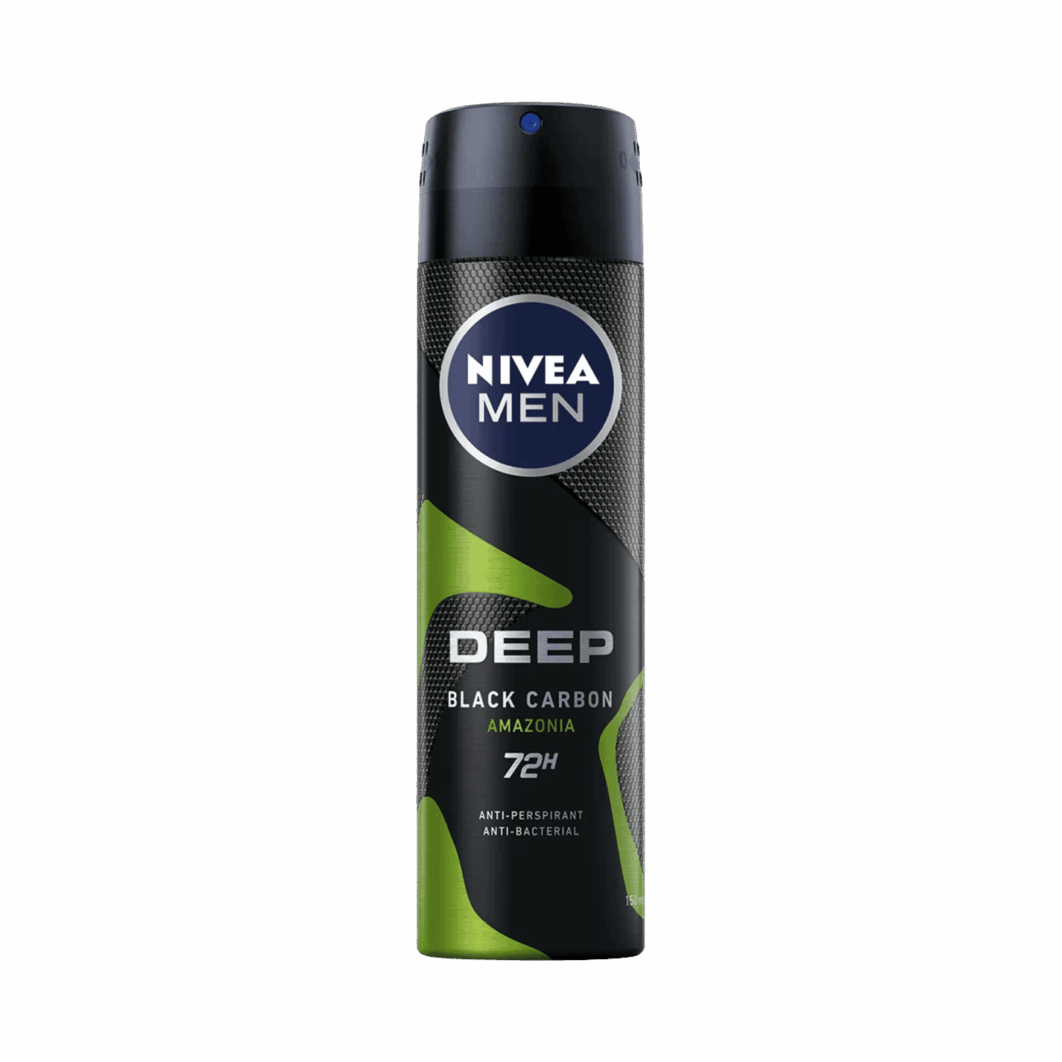 NIVEA-DEO SPRAY-150ml-DE-M-DEEP BLACK CARBON AMAZONIA - Image 1