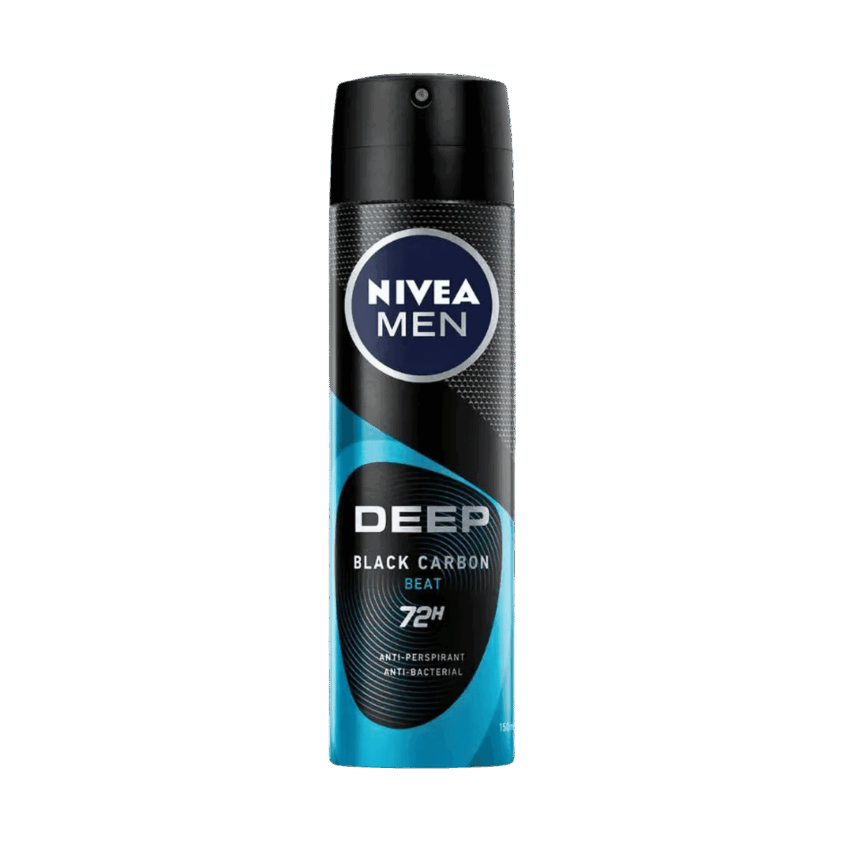 NIVEA-DEO SPRAY-150ml-DE-M-DEEP BLACK CARBON BEAT - Image 1
