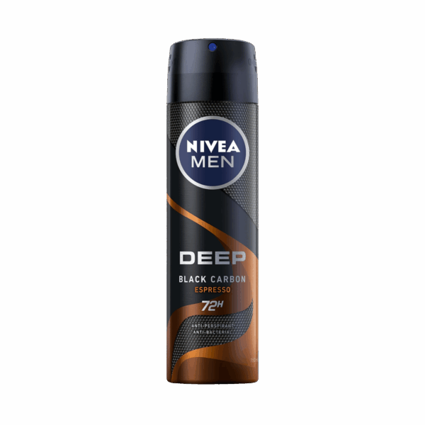 NIVEA-DEO SPRAY-150ml-DE-M-DEEP BLACK CARBON ESPRESSO