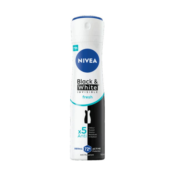 NIVEA-DEO SPRAY-200ml-DE-W-BLACK & WHITE INVISIBLE FRESH
