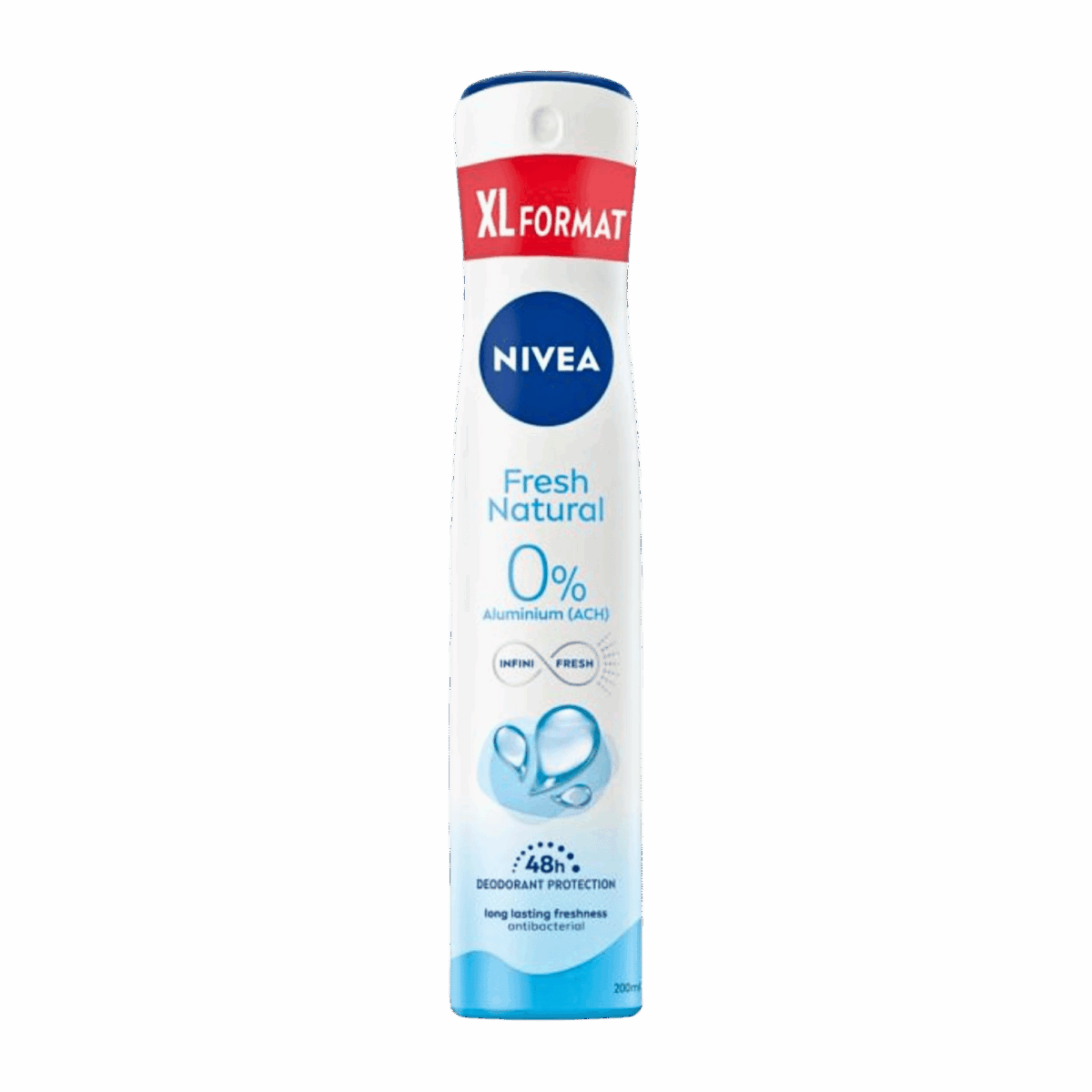 NIVEA-DEO SPRAY-200ml-PL-W-FRESH NATURAL - Image 1