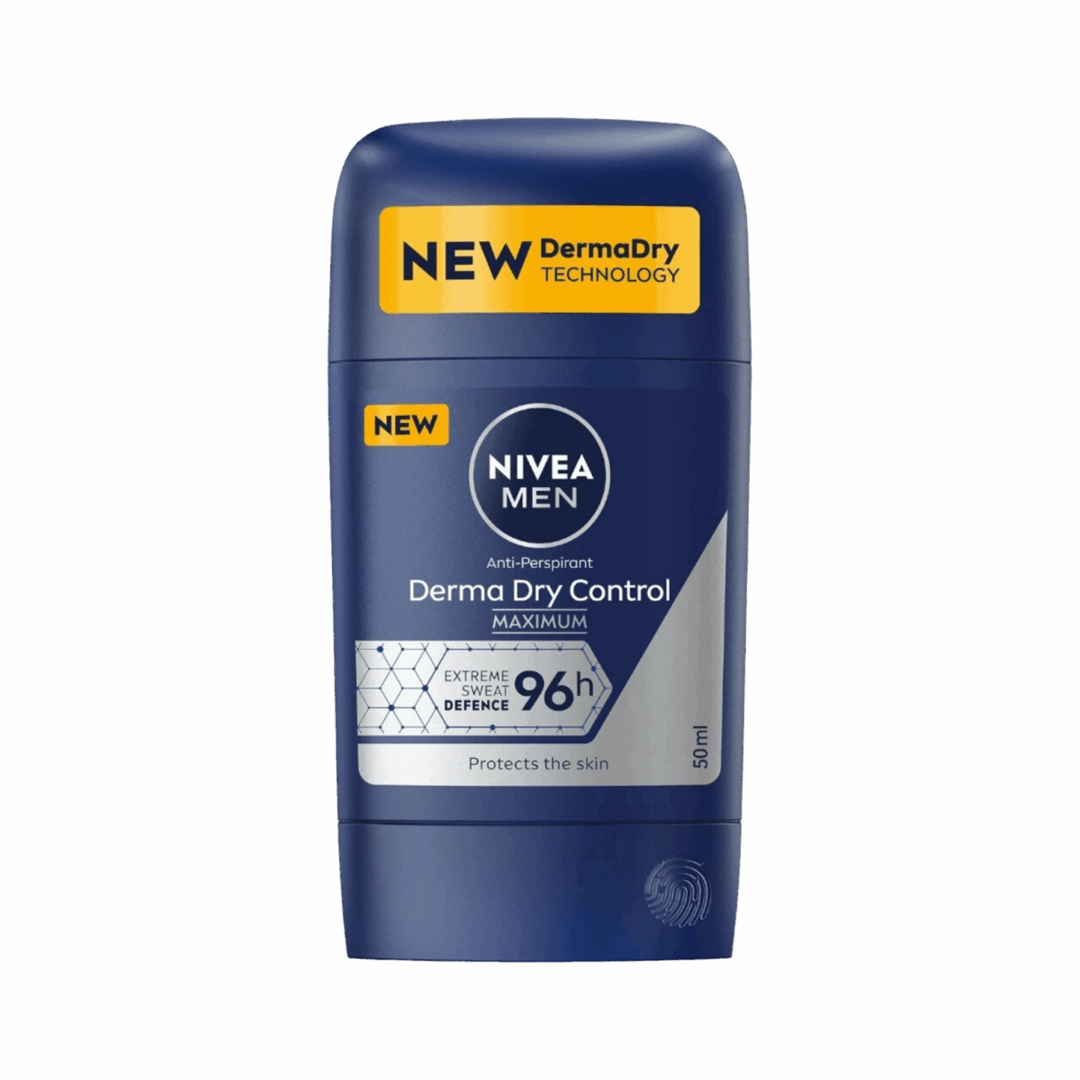 NIVEA-DEO STICK-50ml-DE-M-DERMA DRY CONTROL MAXIMUM - Image 1