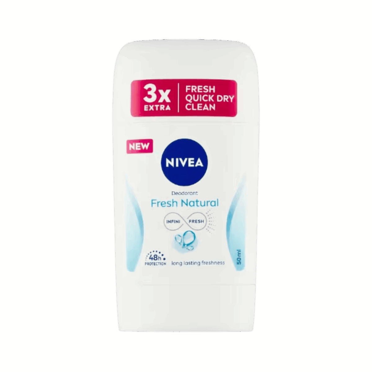 NIVEA-DEO STICK-50ml-DE-W-FRESH NATURAL - Image 1