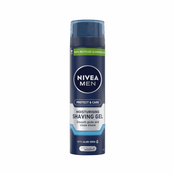 NIVEA-SHAVING GEL-200ml-DE-M-PROTECT & CARE MOISTURISING