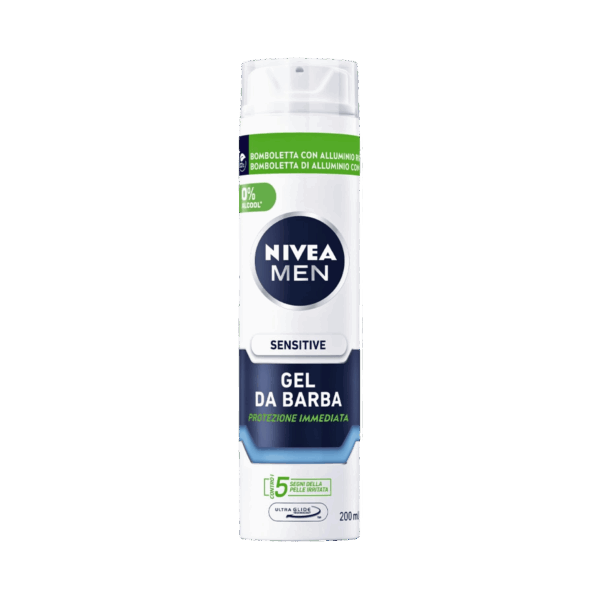 NIVEA-SHAVING GEL-200ml-DE-M-SENSITIVE