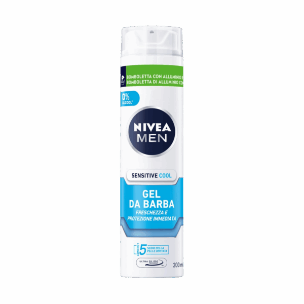 NIVEA-SHAVING GEL-200ml-DE-M-SENSITIVE COOL