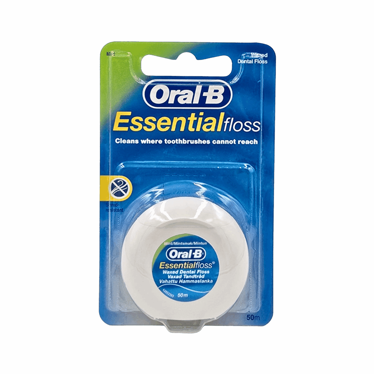 ORAL B-FLOSS-50m-MX-M/W-MINT WAXED - Image 1