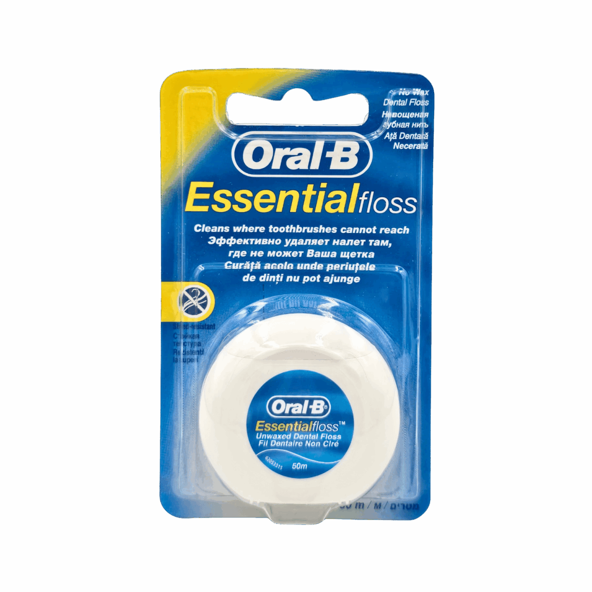 ORAL B-FLOSS-50m-MX-M/W-NO WAX REGULAR - Image 1