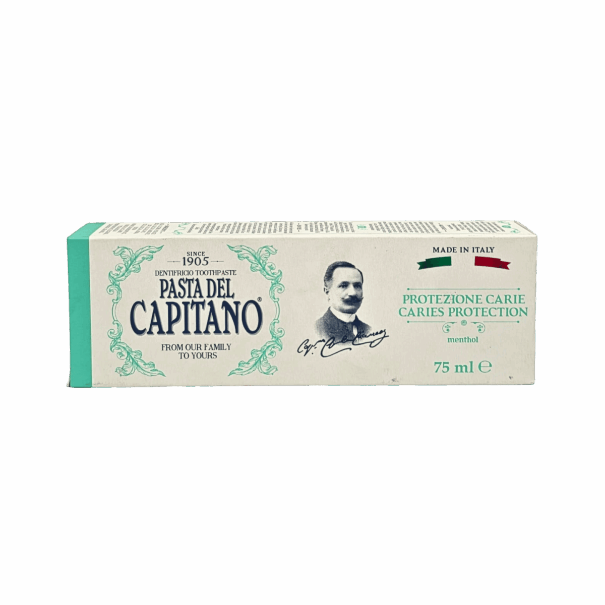 PASTA DEL CAPITANO-TOOTHPASTE-75ml-IT-M/W-CARIES PROTECTION - Image 1