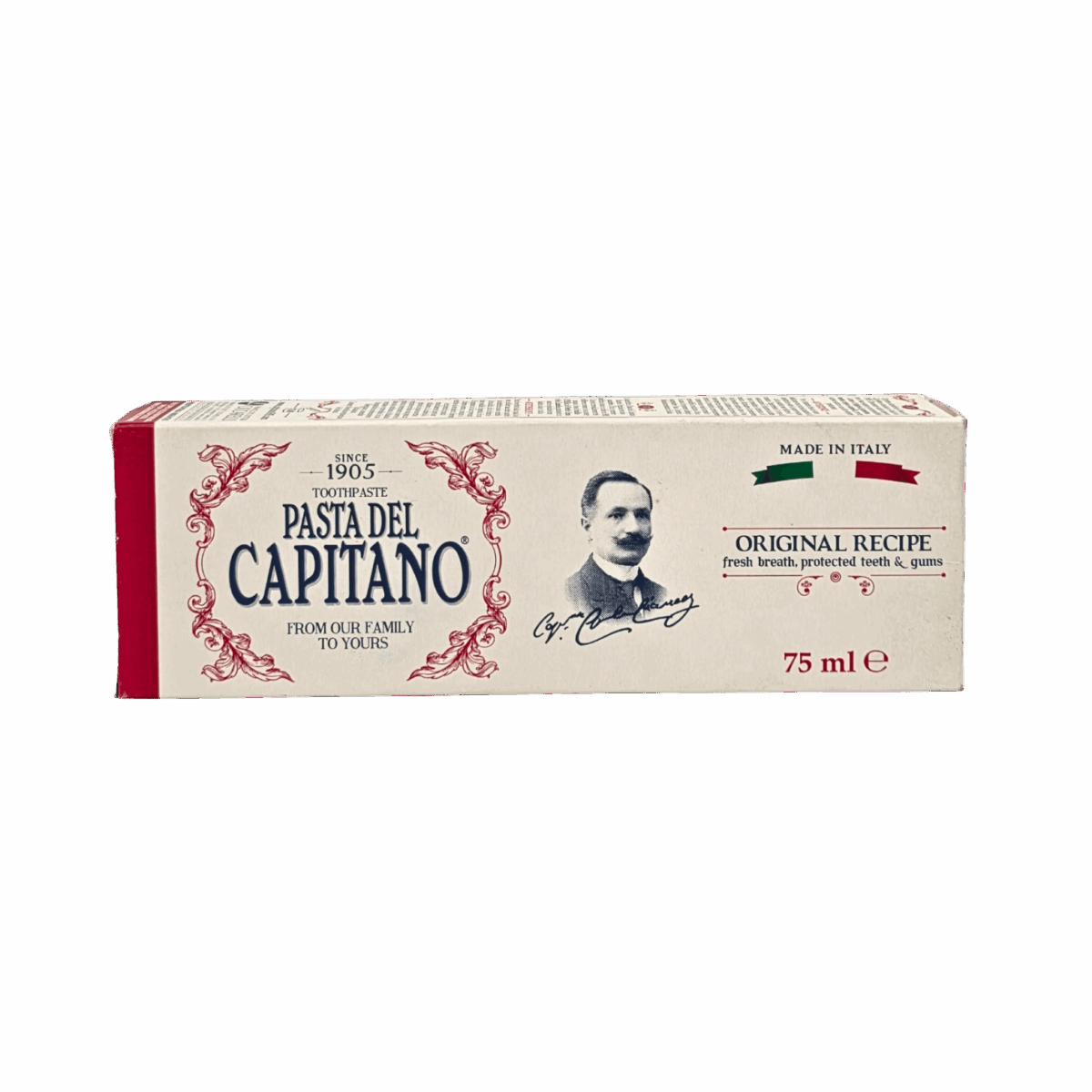 PASTA DEL CAPITANO-TOOTHPASTE-75ml-IT-M/W-ORIGINAL RECIPE - Image 1
