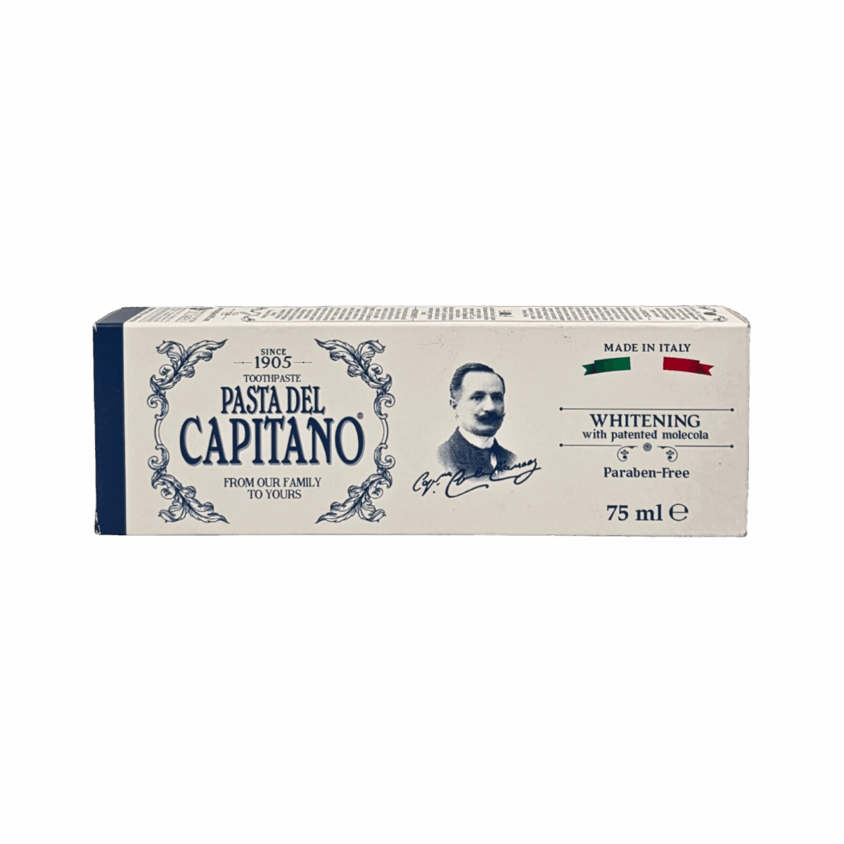 PASTA DEL CAPITANO-TOOTHPASTE-75ml-IT-M/W-WHITENING - Image 1