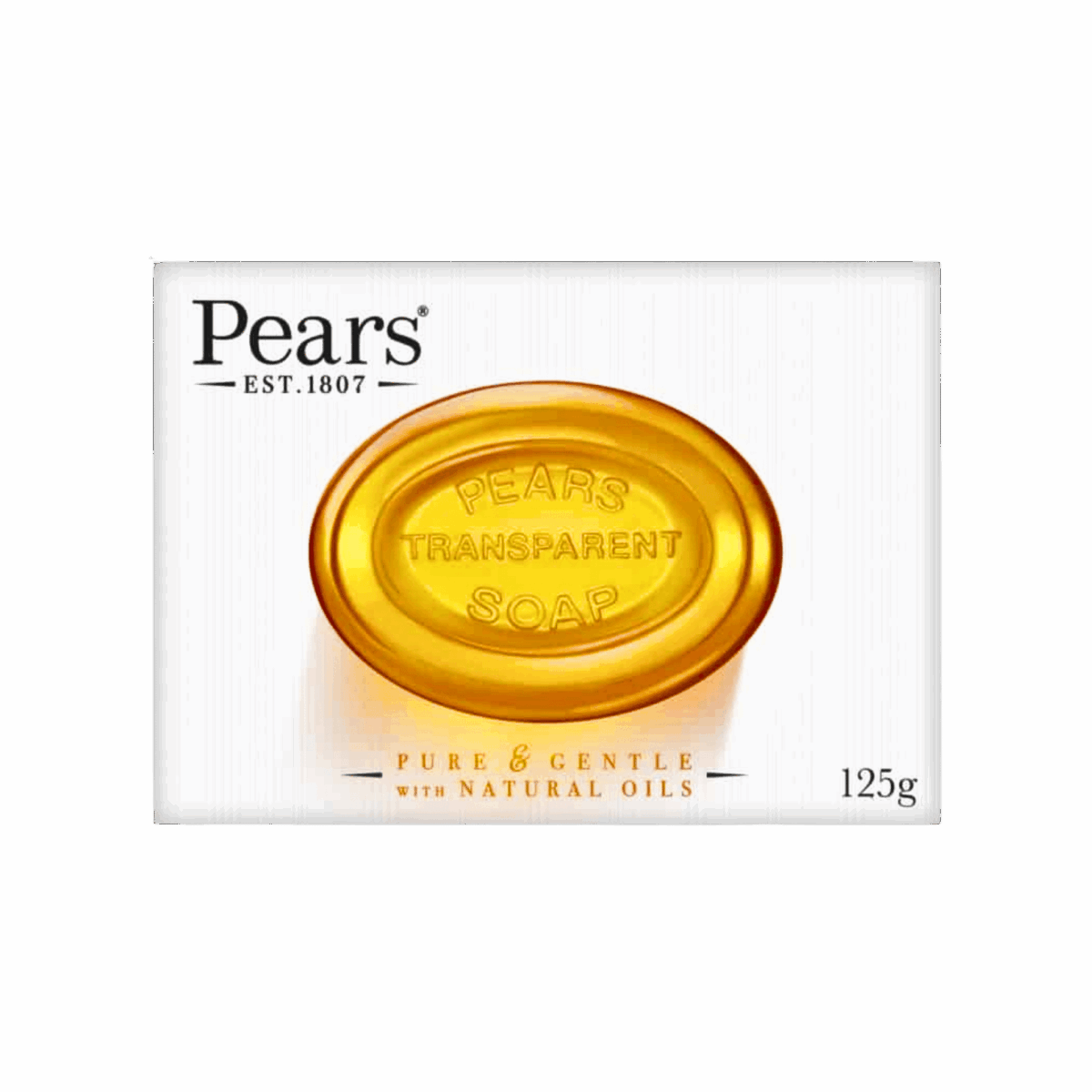 PEARS-SOAP-125g-IN-M/W-PURE & GENTLE WITH NATURAL OILS - Image 1