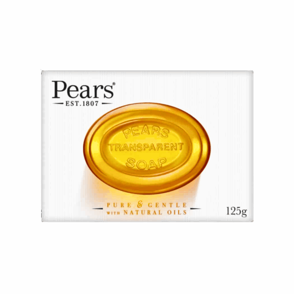 PEARS-SOAP-125g-IN-M/W-PURE & GENTLE WITH NATURAL OILS