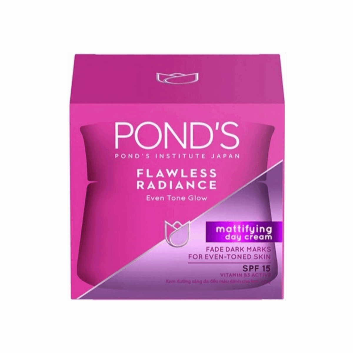 PONDS-CREAM-50g-TH-W-FLAWLESS RADIANCE MATTIFYING DAY CREAM SPF 15 - Image 2