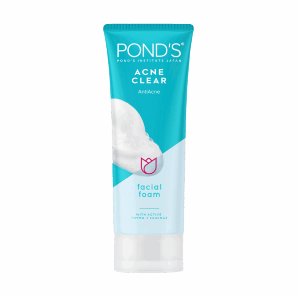 PONDS-FACE WASH-100g-ID-W-ACNE SOLUTION
