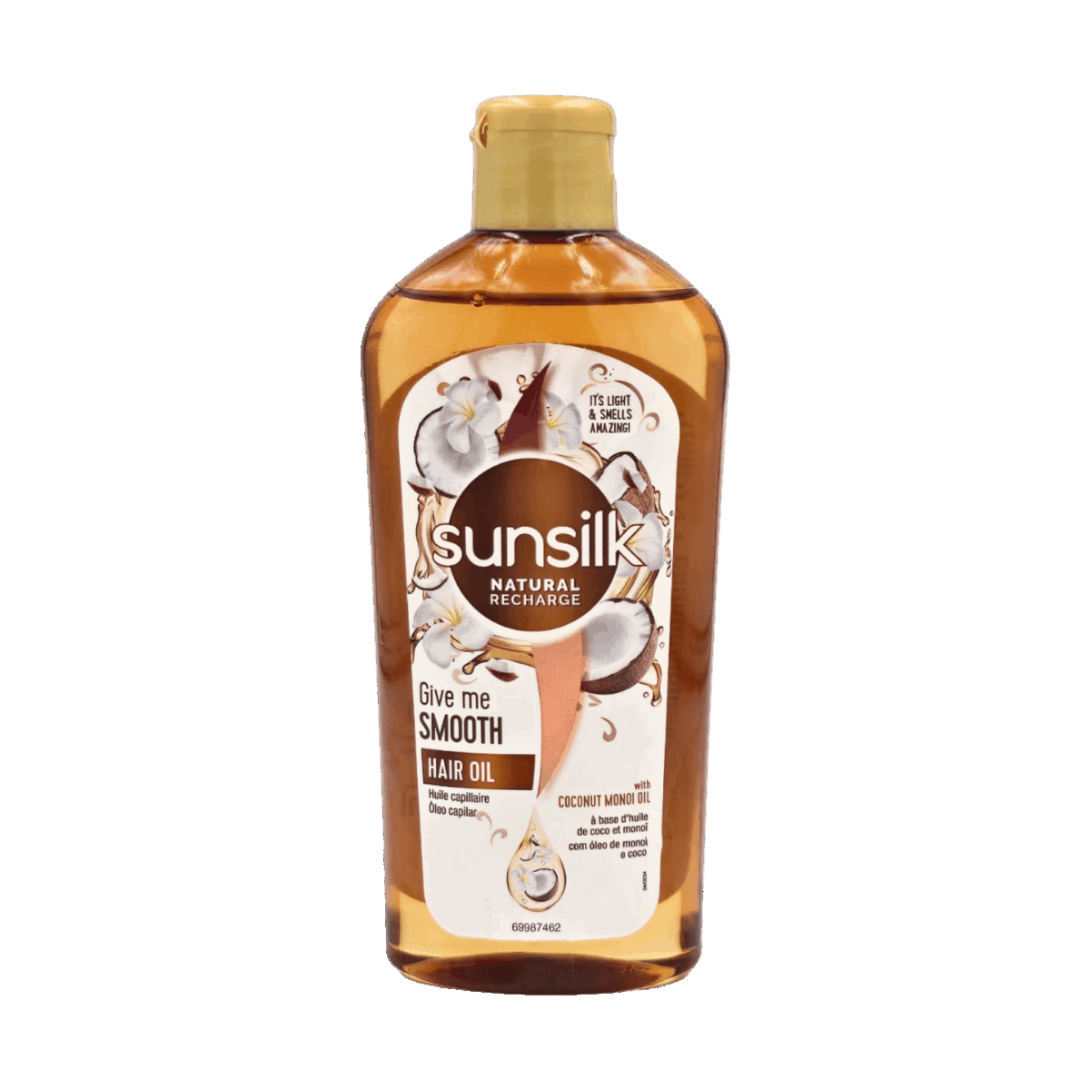 SUNSILK-HAIR OIL-250ml-EG-W-GIVE ME SMOOTH - Image 1