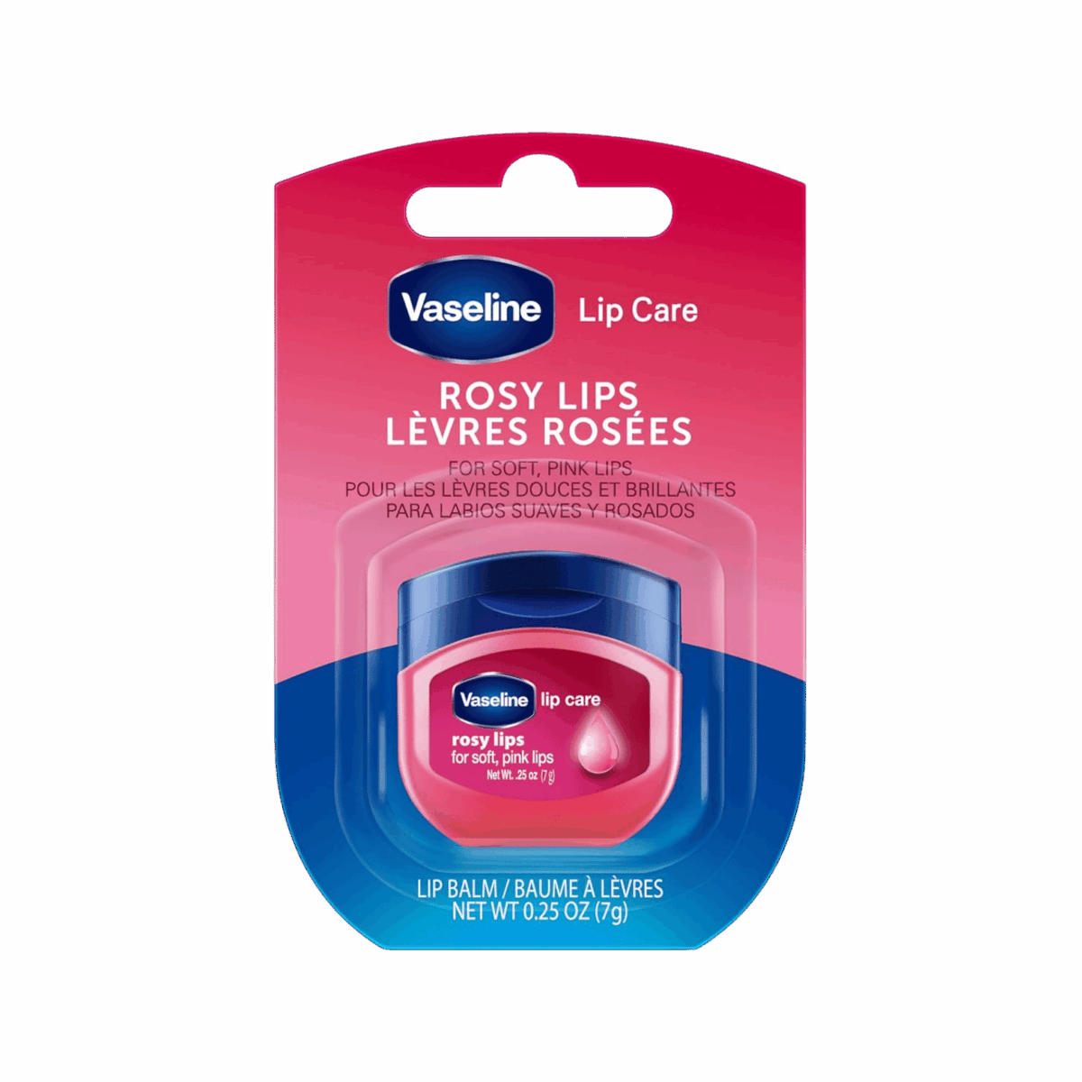 VASELINE-LIP CREAM-7g-US-M/W-ROSY LIPS - Image 1