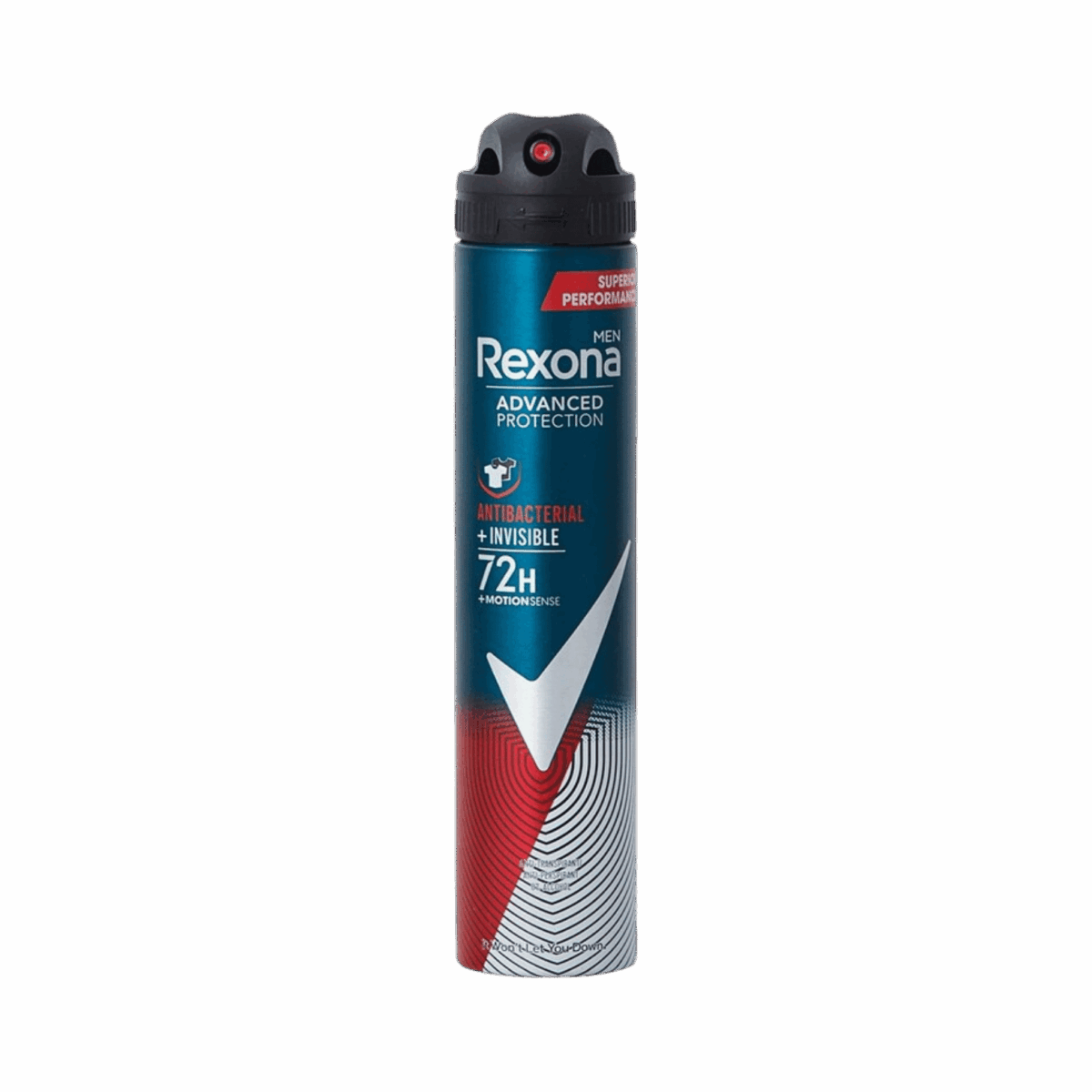 REXONA-DEO SPRAY-200ml-AR-M-ANTIBACTERIAL + INVISIBLE - Image 1