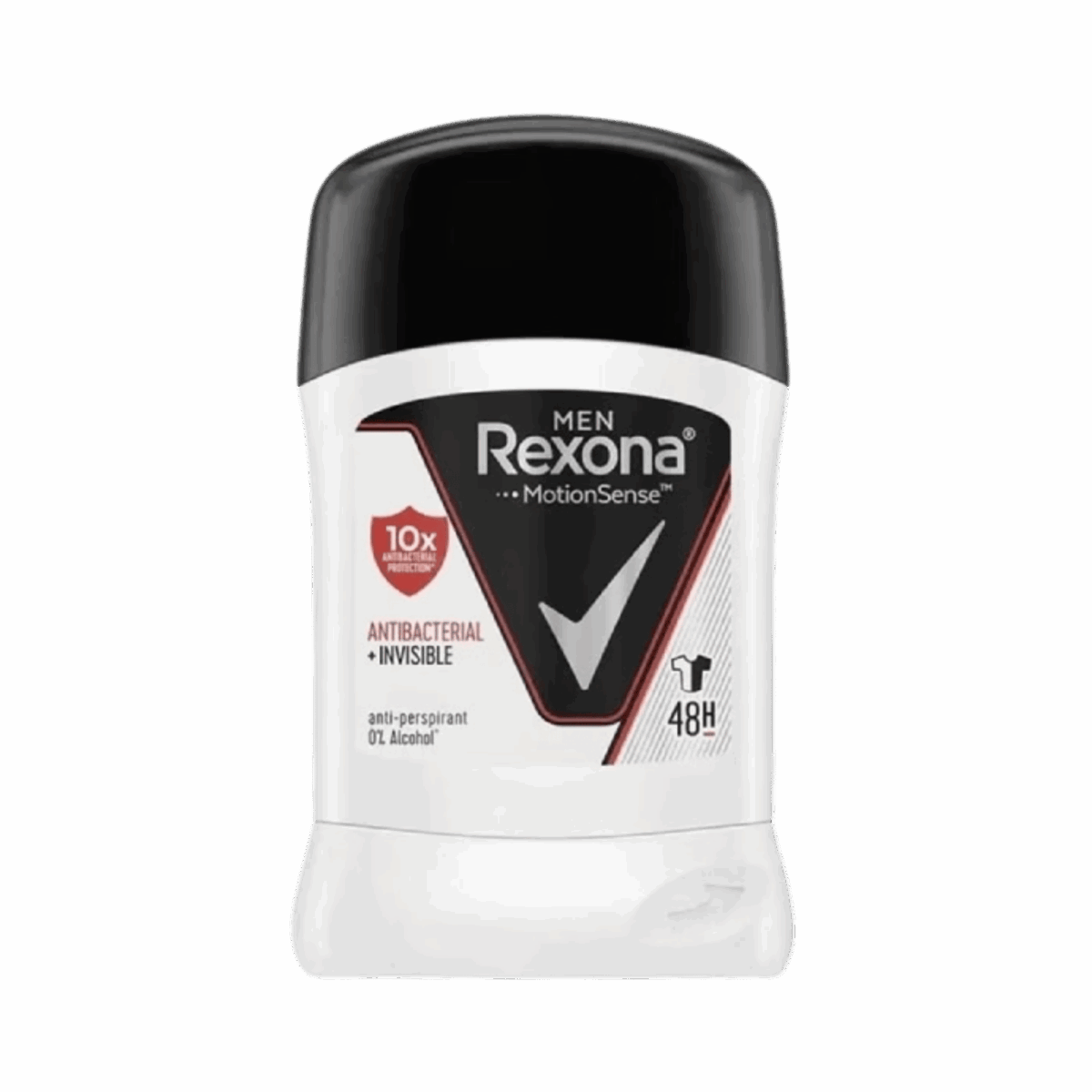 REXONA-DEO STICK-40g-PH-M-10X ANTIBACTERIAL + INVISIBLE - Image 1