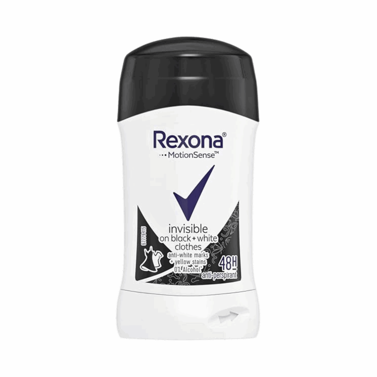 REXONA-DEO STICK-40g-PH-W-INVISIBLE ON BLACK + WHITE CLOTHES - Image 1