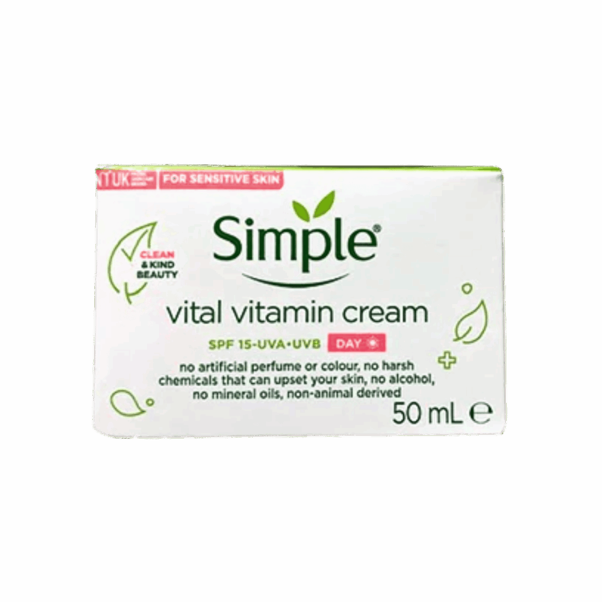 SIMPLE-CREAM-50ml-HU-W-VITAL VITAMIN DAY CREAM SPF 15 - Image 2