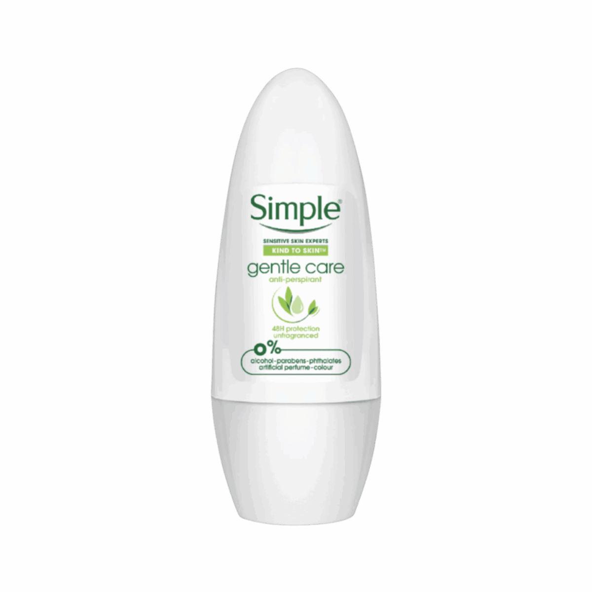 SIMPLE-DEO ROLL ON-45ml-ID-W-GENTLE CARE - Image 1