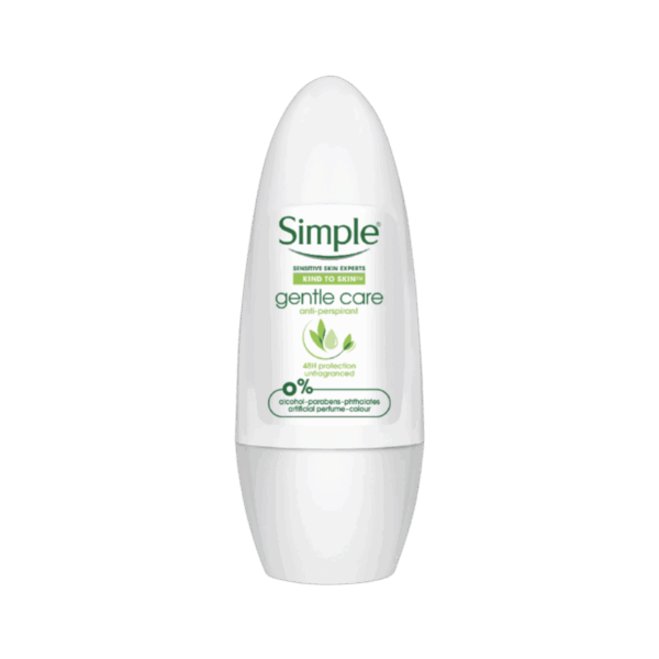 SIMPLE-DEO ROLL ON-45ml-ID-W-GENTLE CARE