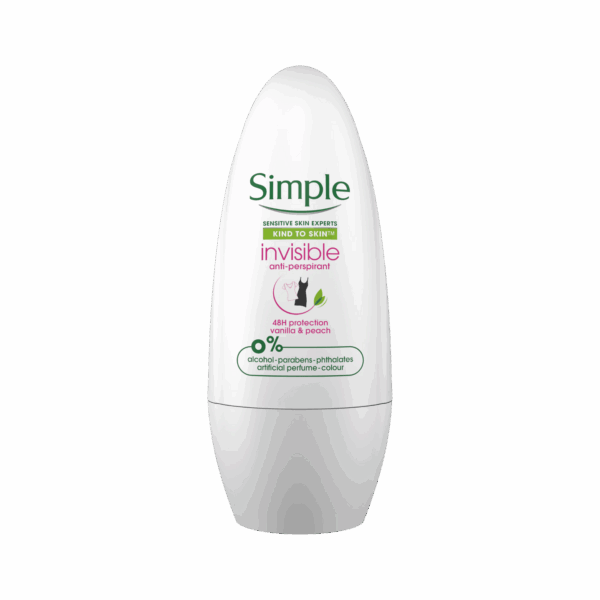 SIMPLE-DEO ROLL ON-45ml-ID-W-INVISIBLE