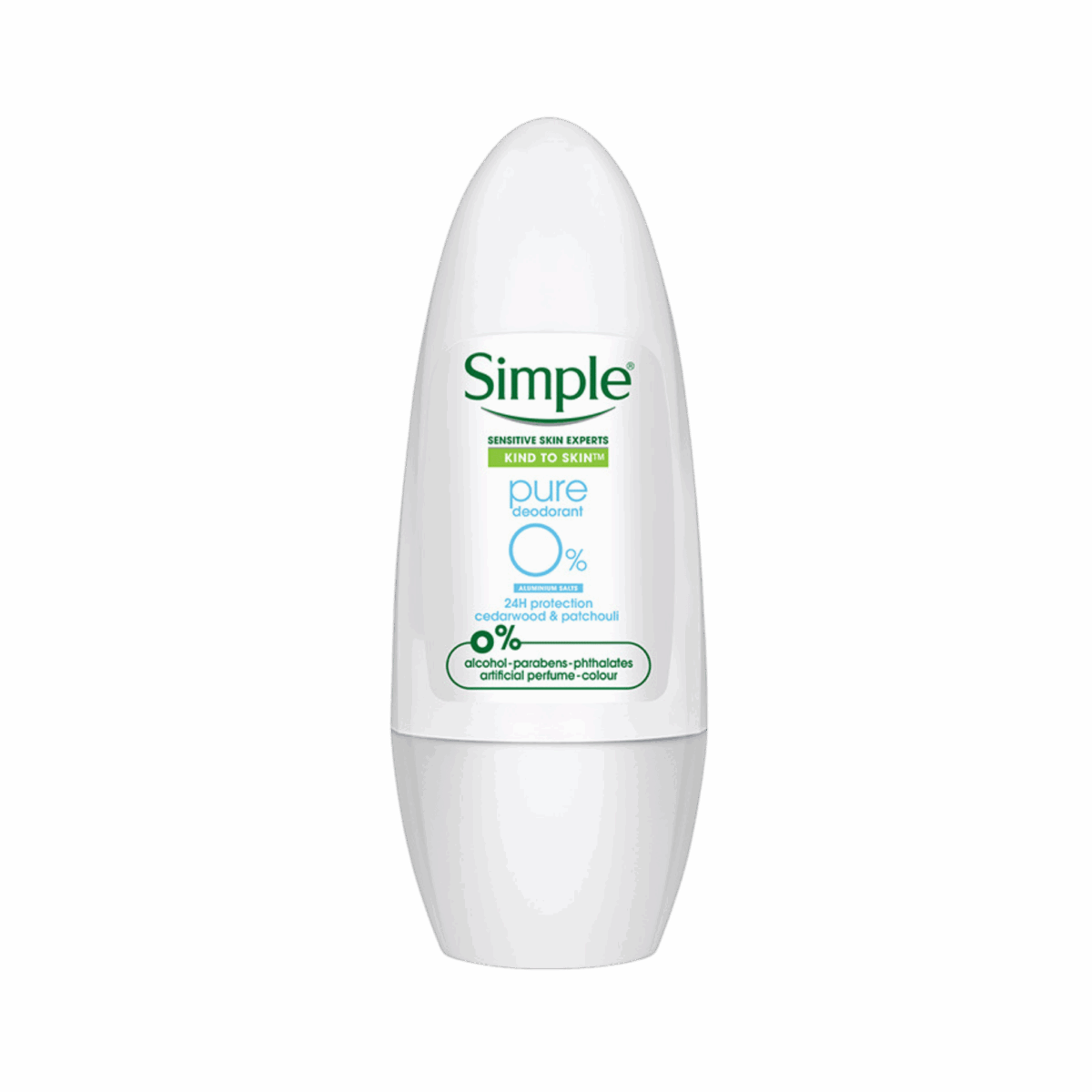 SIMPLE-DEO ROLL ON-45ml-ID-W-PURE - Image 1