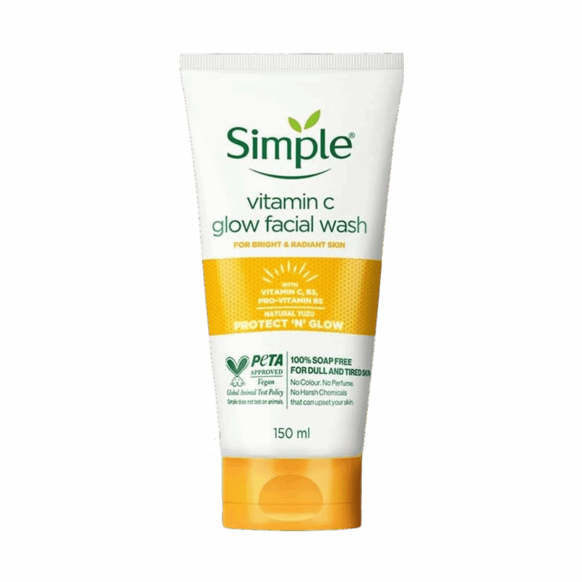 SIMPLE-FACE WASH-150ml-IN-W-VITAMIN C GLOW FACIAL WASH - Image 1