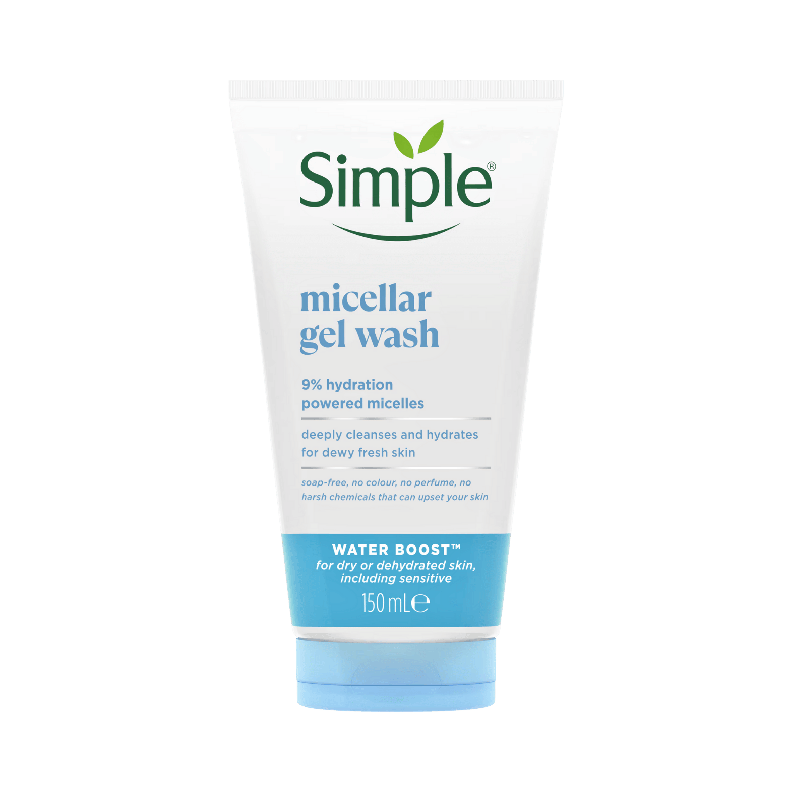 SIMPLE-FACE WASH-150ml-PL-W-MICELLAR GEL WASH 9% HYDRATION SIMPLE-FACE WASH-150ml-PL-W-MICELLAR GEL WASH 9% HYDRATION - Image 1
