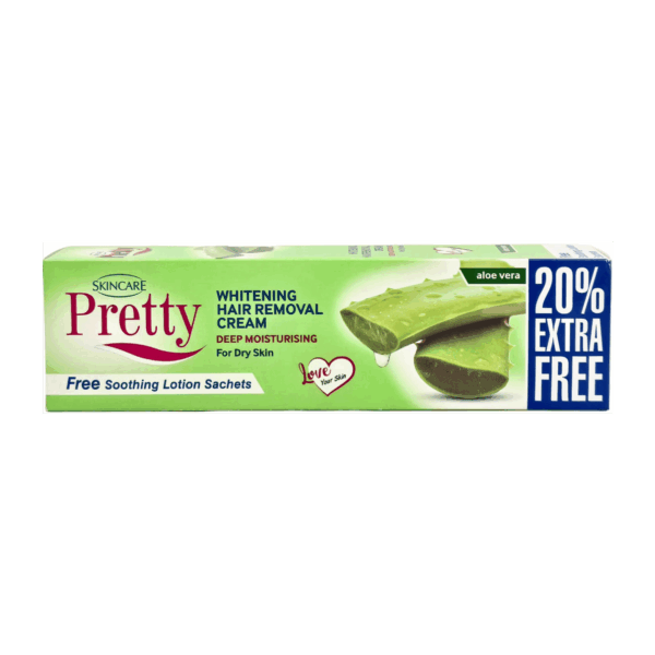 SKIN CARE-HAIR REMOVER-kit-PK-W-PRETTY DRY SKIN ALOE VERA