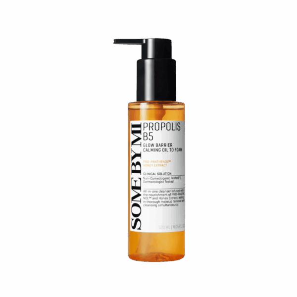 SOME BY MI-FACE WASH-120ml-KR-W-PROPOLIS B5 GLOW BARRIER CALMING OIL TO FOAM