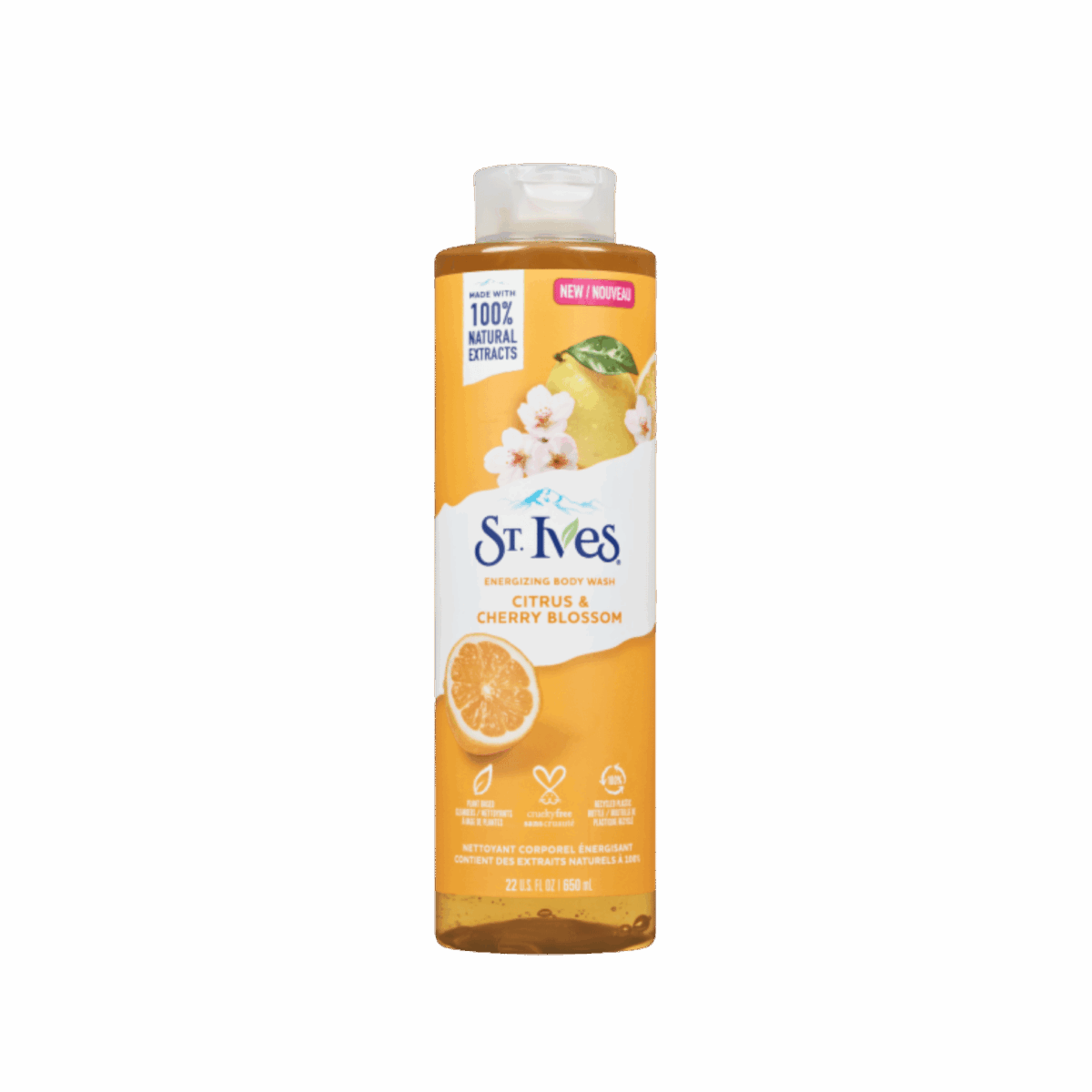 ST IVES-BODY WASH-650ml-US-W-CITRUS & CHERRY BLOSSOM - Image 1