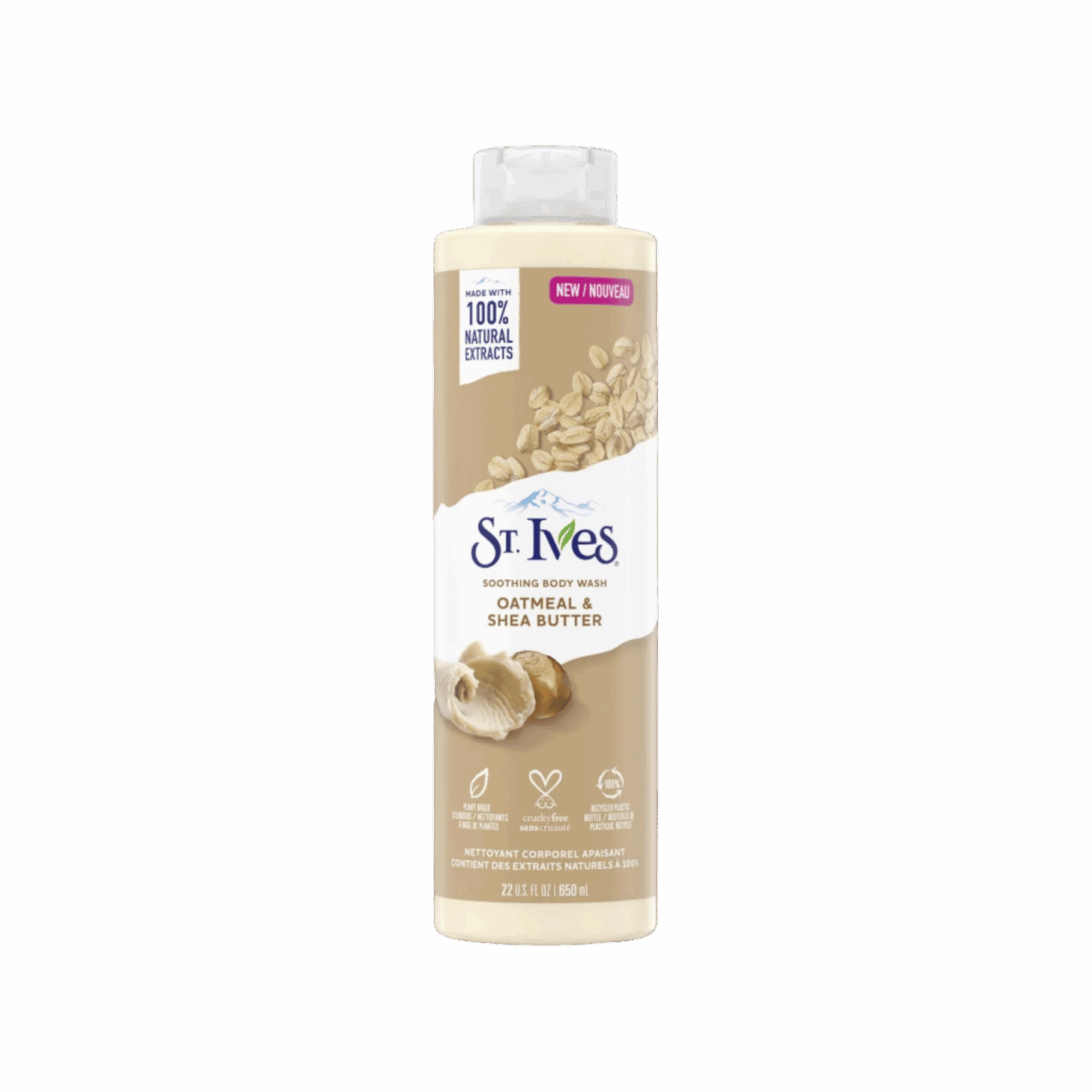 ST IVES-BODY WASH-650ml-US-W-OATMEAL & SHEA BUTTER - Image 1
