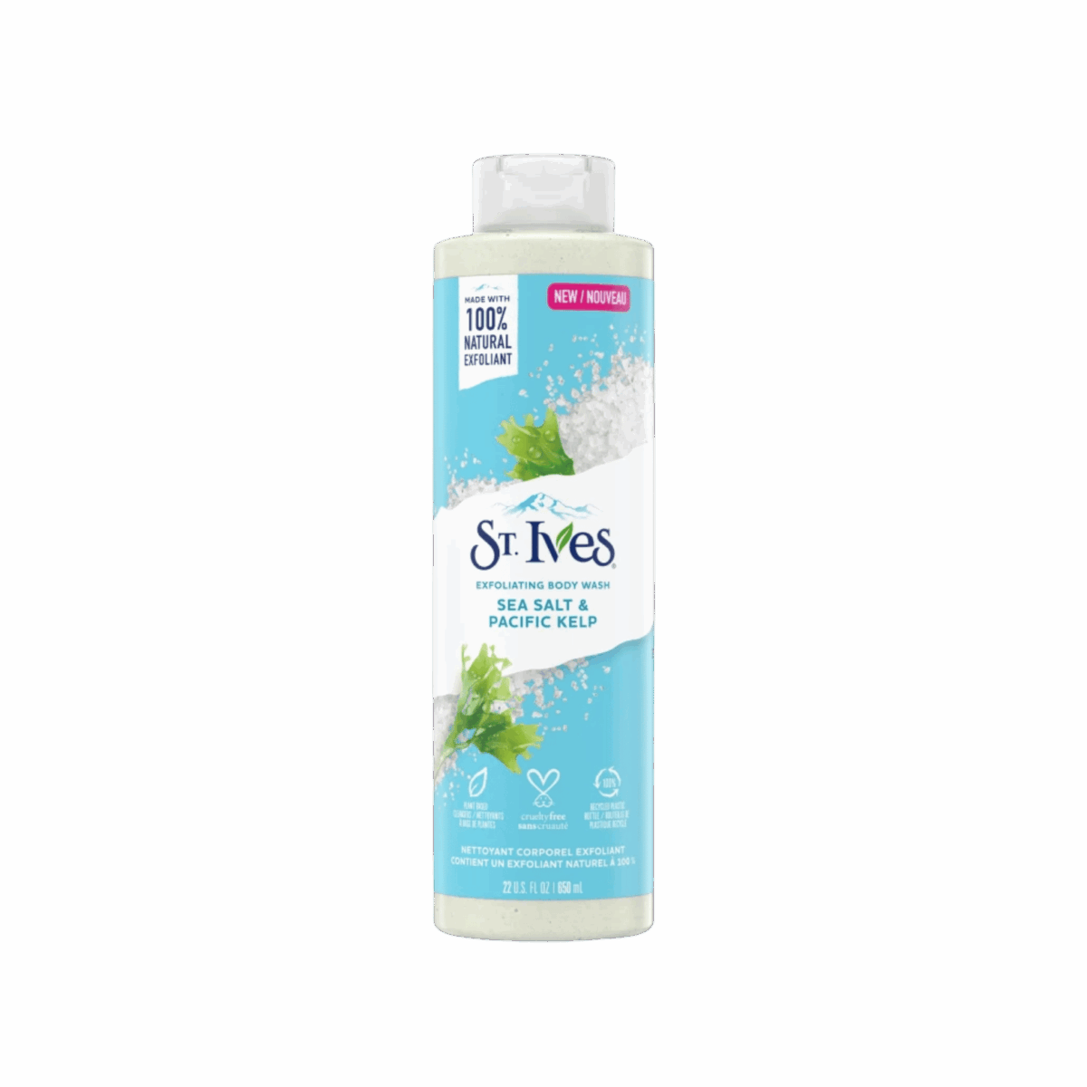 ST IVES-BODY WASH-650ml-US-W-SEA SALT & PACIFIC KELP - Image 1