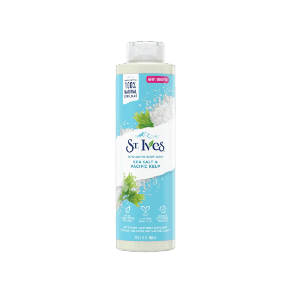 ST IVES-BODY WASH-650ml-US-W-SEA SALT & PACIFIC KELP