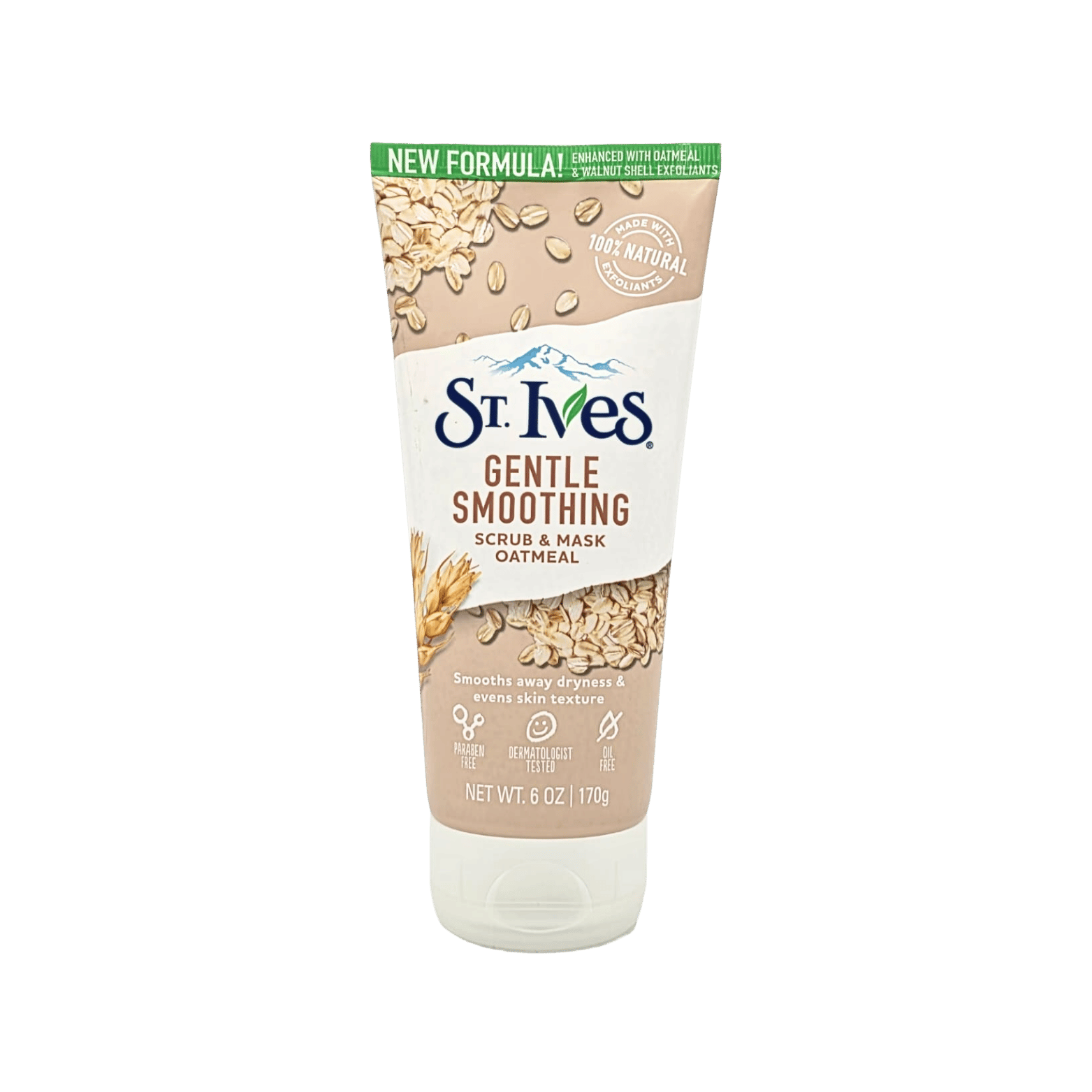 ST IVES-FACE WASH-170g-US-W-GENTLE SMOOTHING SCRUB & MASK OATMEAL ST IVES-FACE WASH-170g-US-W-GENTLE SMOOTHING SCRUB & MASK OATMEAL - Image 1