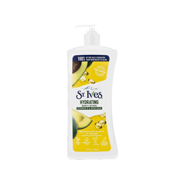 ST IVES-LOTION-621ml-US-W-HYDRATING VITAMIN E & AVOCADO