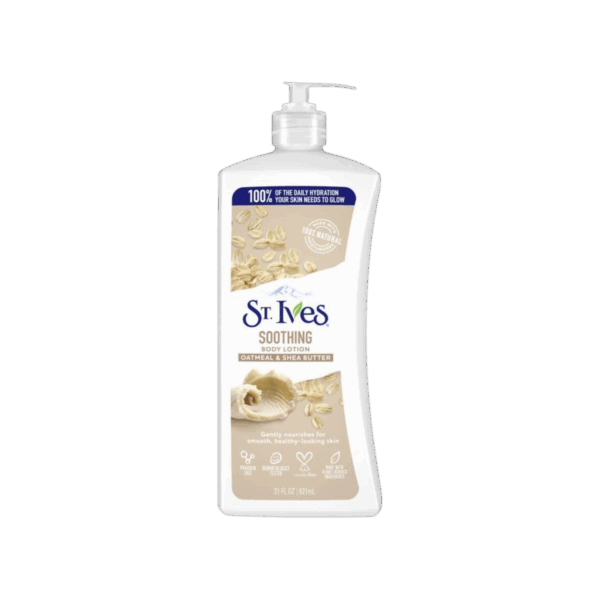 ST IVES-LOTION-621ml-US-W-SOOTHING OATMEAL & SHEA BUTTER